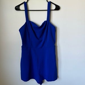 Crystal Sky Royal Blue Romper | Medium